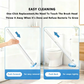 💥 50% rabatt! 🚽 Engangs toalettbørstesett med veggmontering – 18 reservebørstehoder med innebygd rengjøringsmiddel. Lavendel, hav og sitron-dufter 🌸