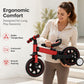 💥 50% Rabatt! 🚲 3-in-1-Kinderdreirad – Kinderwagen, Dreirad & Laufrad. Leicht (2,8 kg) & faltbar. Hochfester Kohlenstoffstahl, EVA-Räder. Für 2–6 Jahre, max. 90 kg. Rot/Blau/Rosa/Gelb 🛡️