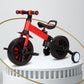 💥 50% Rabatt! 🚲 3-in-1-Kinderdreirad – Kinderwagen, Dreirad & Laufrad. Leicht (2,8 kg) & faltbar. Hochfester Kohlenstoffstahl, EVA-Räder. Für 2–6 Jahre, max. 90 kg. Rot/Blau/Rosa/Gelb 🛡️
