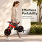 💥 50% rabatt! 🚲 3-i-1 barne-tricycle – barnevogn, tricycle og balansesykkel i én. Sammenleggbar, kun 2,8 kg. For barn 2–6 år. Rød, blå, rosa, gul 🌈
