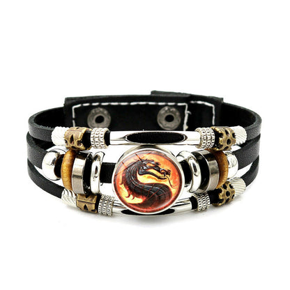 💥 50% rabatt! 🐉 Punk-inspirert dragearmbånd – dristig moteaccessory med heroisk symbolikk. Tidløst håndverk, unik rebell-estetikk. Perfekt for alternative stiler 🎸