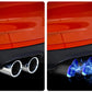 💥 50% rabatt! 🚗 LED-eksosmunning i karbonfiber – dobbeltlags design, støyreduksjon, LED-lys i rødt eller blått. Universell passform 1,5"-2,4". Bolt-on med rullet kant 🔥