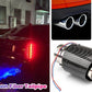 💥 50% rabatt! 🚗 LED-eksosmunning i karbonfiber – dobbeltlags design, støyreduksjon, LED-lys i rødt eller blått. Universell passform 1,5"-2,4". Bolt-on med rullet kant 🔥