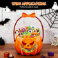 💥 50% rabatt! 🎃 Gjennomsiktige Halloween-gaveposer med gresskardesign – 10 stk per pakke. Solid bærehåndtak, sikker glidelåslukking. Perfekt for knask eller knep, festgaver og sesongdekorasjon 🍬
