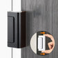 💥 50% rabatt! 🔒 Dørforsterkningslås i aluminiumslegering – forbedret sikkerhet mot innbrudd. Kollisjonsbeskyttelse i myk gummi, enkel å åpne og montere. Svart eller hvit 🚪