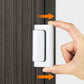 💥 50% rabatt! 🔒 Dørforsterkningslås i aluminiumslegering – forbedret sikkerhet mot innbrudd. Kollisjonsbeskyttelse i myk gummi, enkel å åpne og montere. Svart eller hvit 🚪
