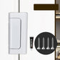 💥 50% rabatt! 🔒 Dørforsterkningslås i aluminiumslegering – forbedret sikkerhet mot innbrudd. Kollisjonsbeskyttelse i myk gummi, enkel å åpne og montere. Svart eller hvit 🚪
