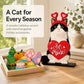 💥 50% Rabatt! 🐾 Austauschbares Magnet-Dekoset – Naturholz, 25 cm Höhe. 26 magnetische Accessoires für Ostern, Weihnachten, Halloween & mehr. Robust, lichtbeständig. Für Kaminsims, Regal & Schreibtisch. Ausführung A-V 🎄