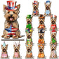 💥 50% Rabatt! 🐾 Austauschbares Magnet-Dekoset – Naturholz, 25 cm Höhe. 26 magnetische Accessoires für Ostern, Weihnachten, Halloween & mehr. Robust, lichtbeständig. Für Kaminsims, Regal & Schreibtisch. Ausführung A-V 🎄