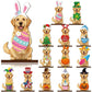 💥 50% Rabatt! 🐾 Austauschbares Magnet-Dekoset – Naturholz, 25 cm Höhe. 26 magnetische Accessoires für Ostern, Weihnachten, Halloween & mehr. Robust, lichtbeständig. Für Kaminsims, Regal & Schreibtisch. Ausführung A-V 🎄