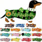 💥 50% Rabatt! 🐾 Austauschbares Magnet-Dekoset – Naturholz, 25 cm Höhe. 26 magnetische Accessoires für Ostern, Weihnachten, Halloween & mehr. Robust, lichtbeständig. Für Kaminsims, Regal & Schreibtisch. Ausführung A-V 🎄