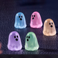 💥 50% Rabatt! 👻 Leuchtende Geisterfiguren – 50/60 Stück, Glow-in-the-Dark. Niedliches Design, ungiftiges Kunstharz. Perfekt für Halloween-Deko & Partys. Blau/Grün/Lila/Orange/Pink 🛡️