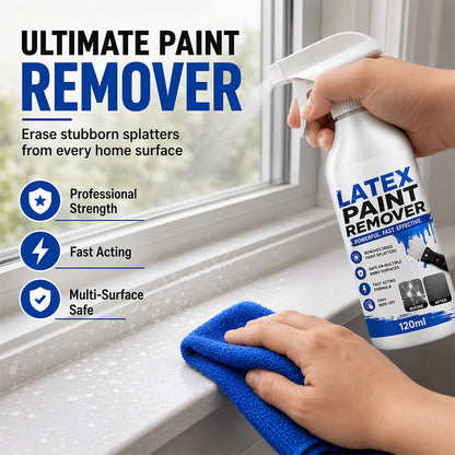 💥 50% Rabatt! 🎨 Schnell wirkender Latex-Farbenentferner – 120 ml. Löst getrocknete Farbe in 60 Sekunden. Kratzfrei, nicht scheuernd. Für Glas, Keramik & Metall. Inkl. Mikrofasertuch 🛡️