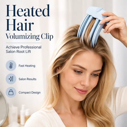💥 50% Rabatt! 💇‍♀️ Kabelloser beheizter Volumenclip – intelligente Temperaturregelung, 800 mAh Akku. Für hohen Oberkopf-Effekt. 3 einfache Schritte. Rosa/Blau/Schwarz. Salonqualität für Zuhause 🛡️