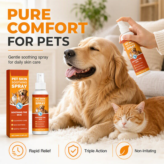 💥 50% Rabatt! 🐾 Beruhigendes Hautspray für Haustiere – dreifache Wirkformel, sofortige Linderung, langfristige Hautgesundheit. Feinnebel, pH-neutral, unsichtbare Barriere. 100 ml. Für Hunde & Katzen 🛡️