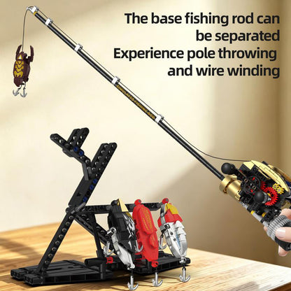 🎄🎁 WEIHNACHTS-SALE: 50% RABATT! 🎣 Realistisches Angelruten-Bausteinset – Der perfekte Zeitvertreib für kalte Wintertage! ❄️🔥