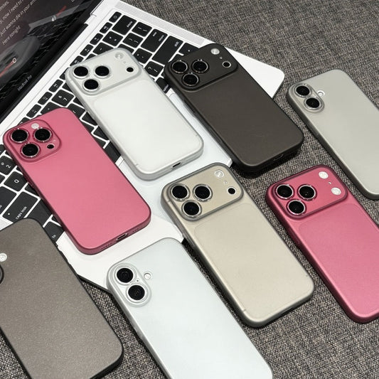 ✨ Schluss mit Fingerabdrücken! 📱 Ultradünne Premium-Handyhülle mit samtweicher, matter Oberfläche – Kameraschutz, angenehmer Grip & elegantes Design! 🖤