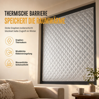 ⏳Zeitlich begrenztes Angebot⏳ Wärmeisolierender Fenstervorhang aus Graphen zum Schutz vor Winterwind