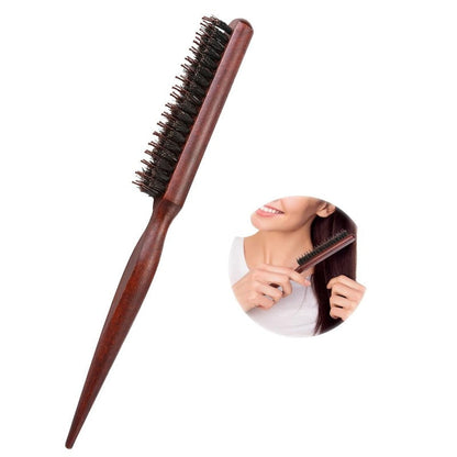 🎃 50 % HALLOWEEN-RABATT! ✨ Naturborsten-Toupierbürste – mehr Volumen & Glanz!